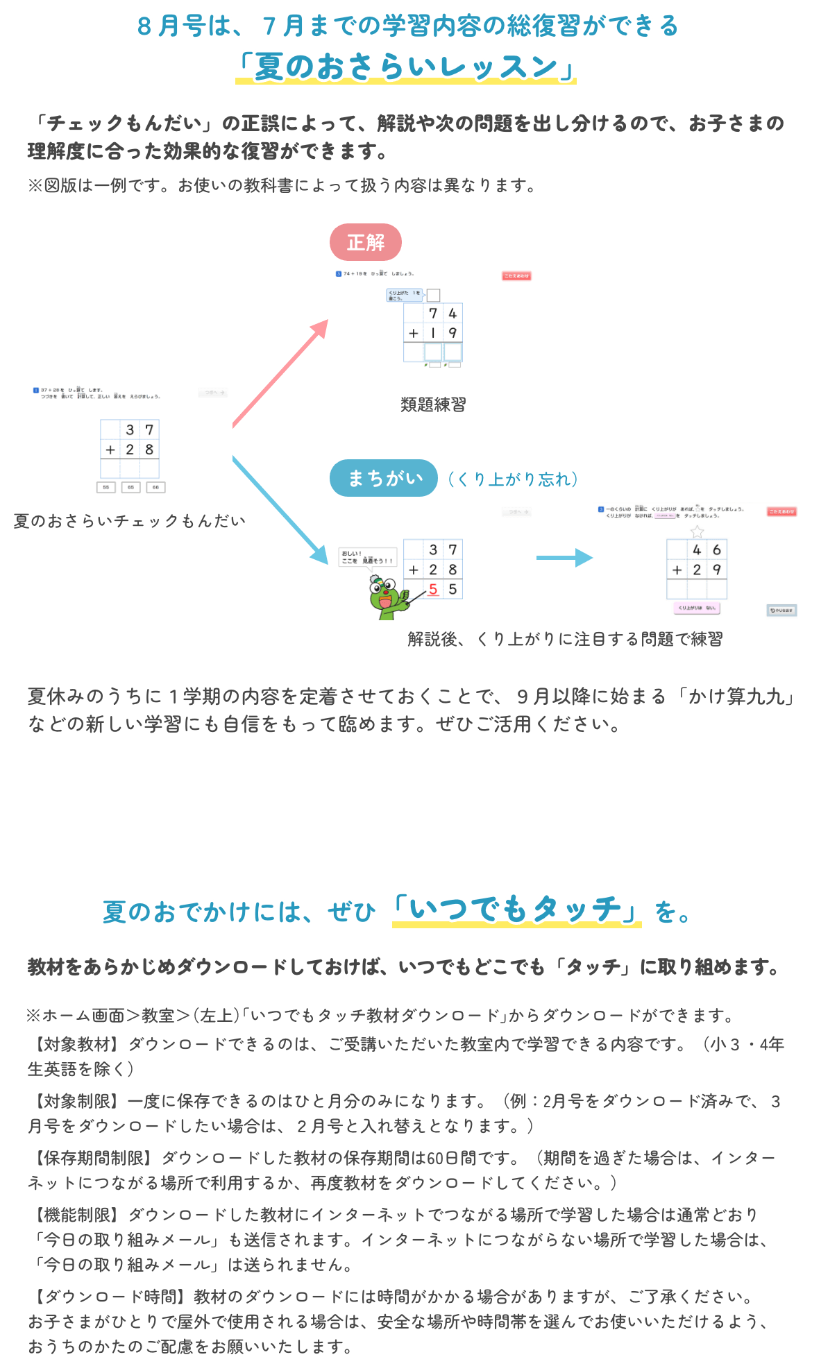 2年生8月号やる気アップヒントWEB｜進研ゼミ小学講座｜チャレンジウェブ