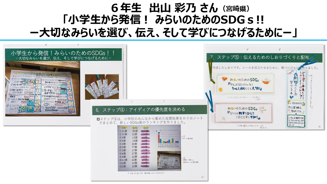 環境部門　大賞　6年生
