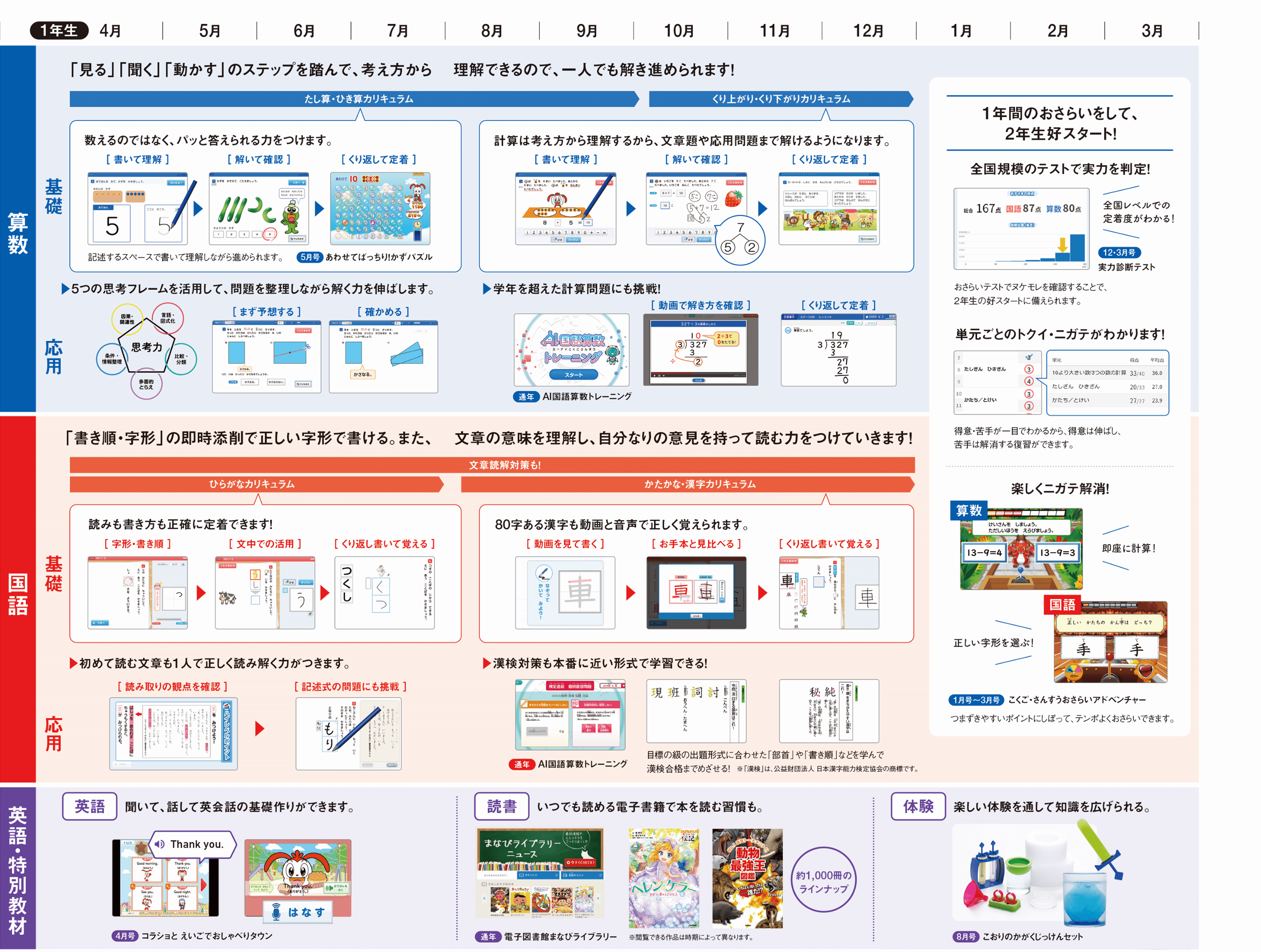 表：年間ラインナップ