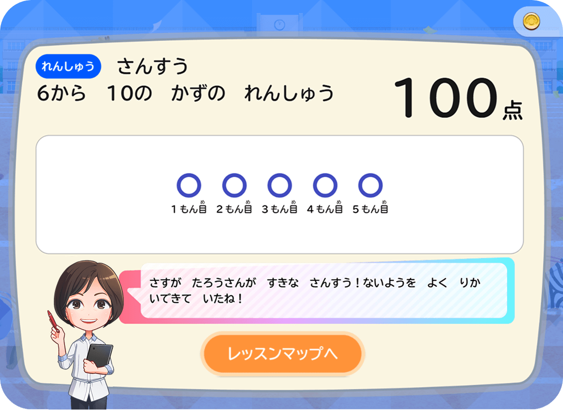 写真：できた！点数